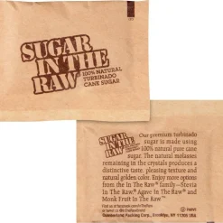 Sugar In The Raw Natural Turbinado Cane Sugar Packets - Natural Sweetener - 200/Box