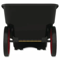 Suncast Commercial 9 cu ft Yard Cart, 28 x 49.5 x 27.5, Resin, Black