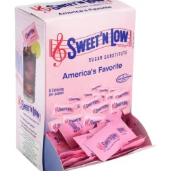 Sweetener Packets, Sweet'N Low, Box Of 400 Packets