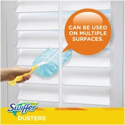 Swiffer Dusters Refill, DustLock Fiber, Lavender Vanilla Scent, Light Blue, 10/Box, 4 Boxes/Carton