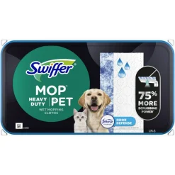 Swiffer Heavy Duty Mop Wet Multi-Surface Cloth Refills, Pack Of 32 Mop Cloths