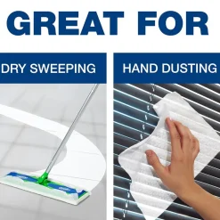 Swiffer Max/XL Dry Refill Cloths, 17.88 x 10, White, 16/Box, 6 Boxes/Carton