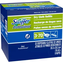 Swiffer Professional Regular Dry Cloth Sweeping Pad Refills for Swiffer Sweeper (32 Refills per Box)