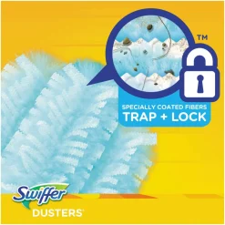 Swiffer Unscented Duster Kit - 5 pieces/Kit - 6 / Carton - Fiber - Blue, Yellow