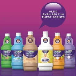 Swiffer WetJet System Cleaning-Solution Refill, Lavender Scent, 1.25 L Bottle, 4/Carton