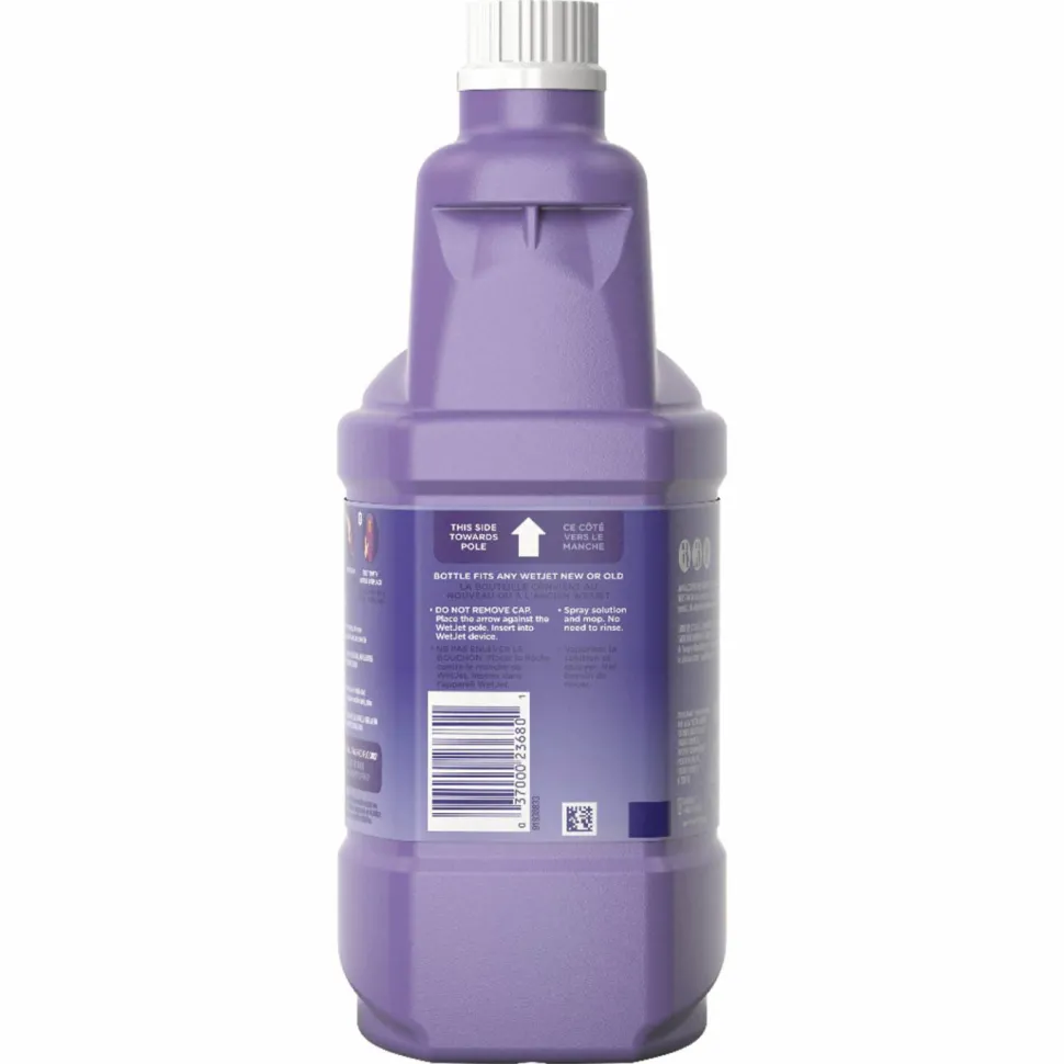 Swiffer WetJet System Cleaning-Solution Refill, Lavender Scent, 1.25 L Bottle, 4/Carton