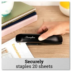Swingline Eco Version Standard Stapler, 15 Sheets Capacity, Black