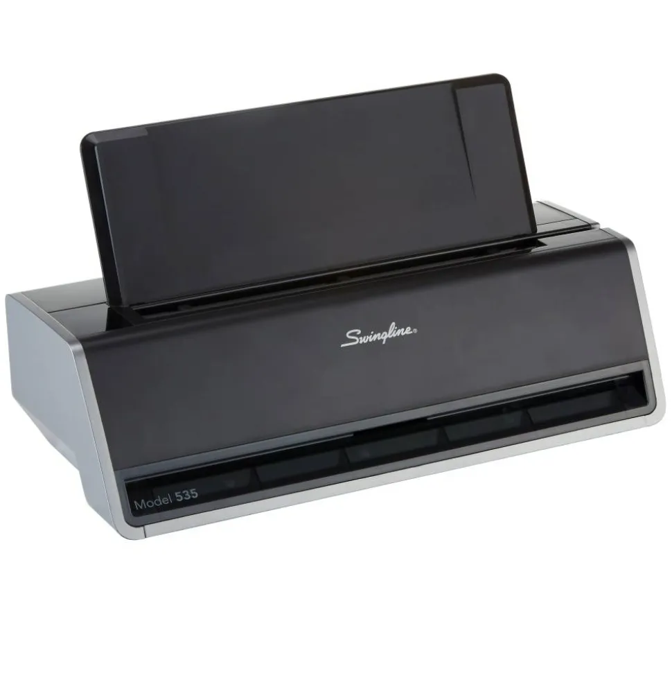 Swingline Model 535 3-Hole Electric Punch, Black/Gray