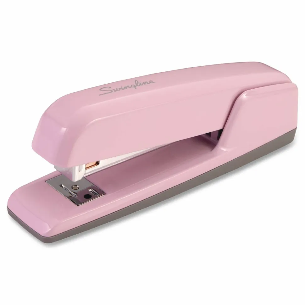 Swingline 747 Business Full Strip Desk Stapler, 30 Sheet Capacity, Blush Pink