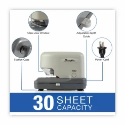 Swingline Cartridge Electric Stapler, Gray
