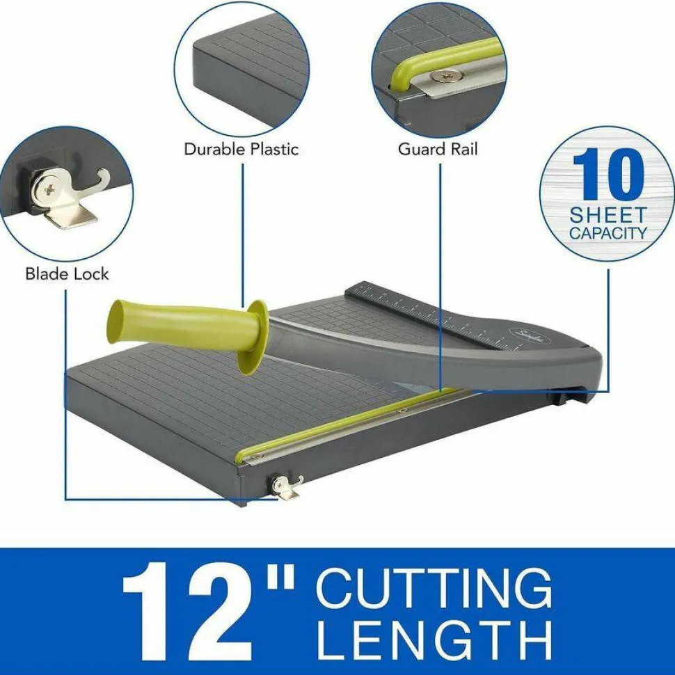 Swingline ClassicCut Lite Guillotine Trimmer, 12"