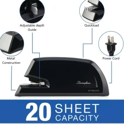 Swingline 67 Commercial Electric Stapler, Black