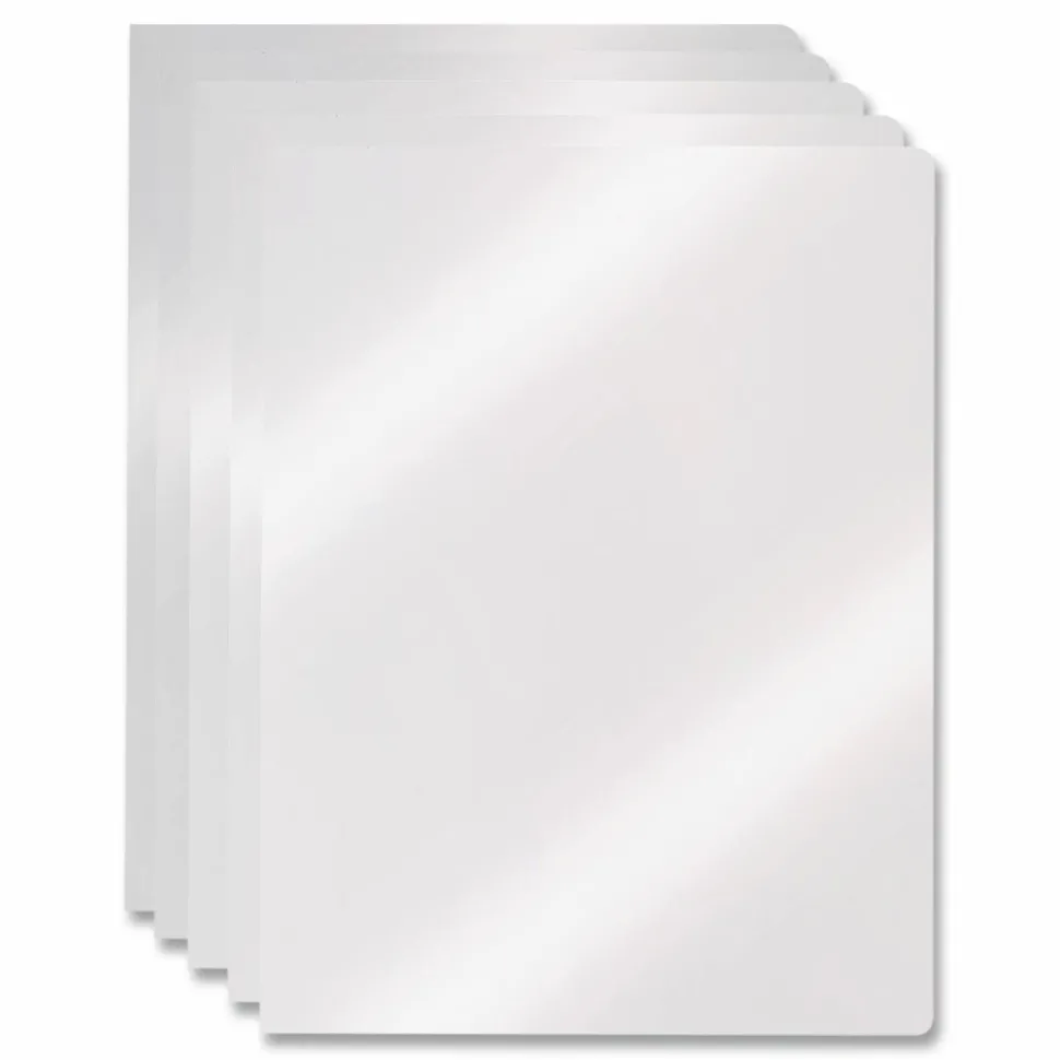 Swingline GBC ClearView Presentation Covers, Clear, Round Corners, Standard Weight, 8 3/4" x 11 1/4", Pack Of 100