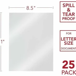 Swingline GBC ClearView Presentation Covers, Clear Frost, Pack Of 25