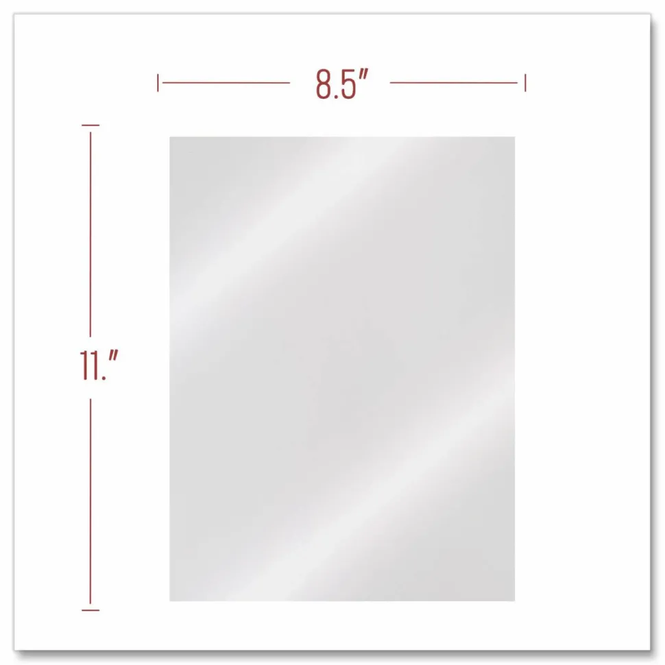 Swingline GBC ClearView Standard Presentation Covers, 8 1/2' x 11", Clear, Box Of 100