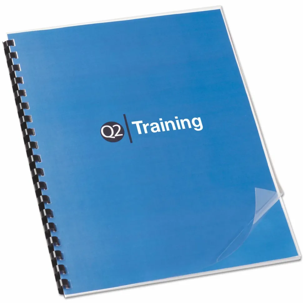 Swingline GBC ClearView Standard Presentation Covers, 8 1/2' x 11", Clear, Box Of 100