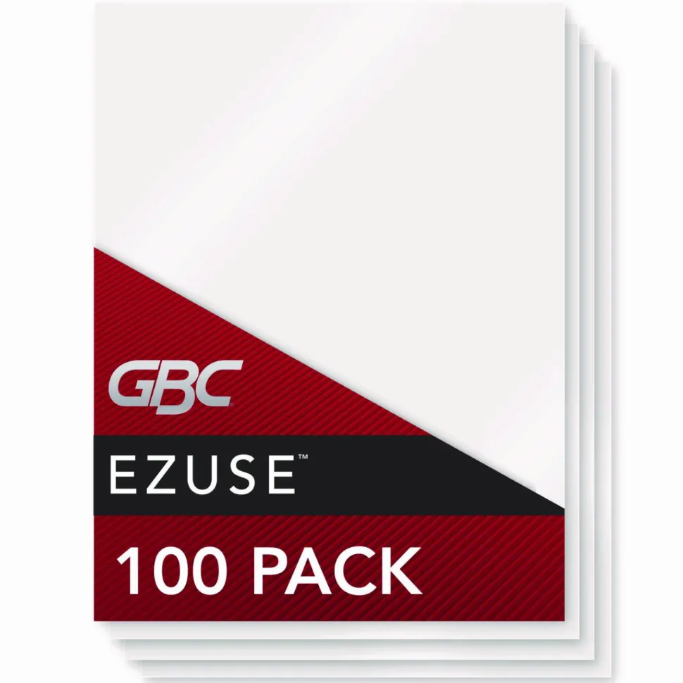 Swingline GBC EZUse Laminating Pouches, Menu Size, 5 Mil, Clear, 100/Pack