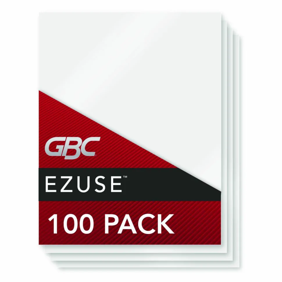 Swingline GBC EZUse Laminating Pouches, Letter Size, 3 Mil, Clear, 100/Pack