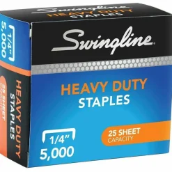 Swingline Heavy-Duty Staples, 1/4