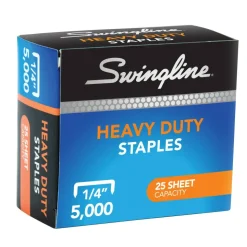 Swingline Heavy-Duty Staples, 1/4
