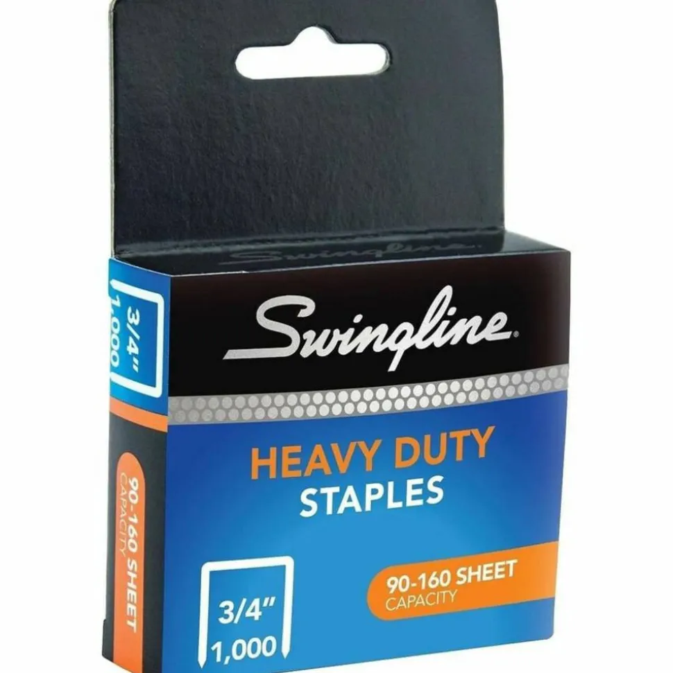 Swingline Heavy-Duty Staples, 3/4", Box Of 1,000