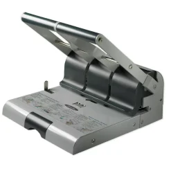 Swingline High-Capacity Adjustable Paper Punch, Light Gray