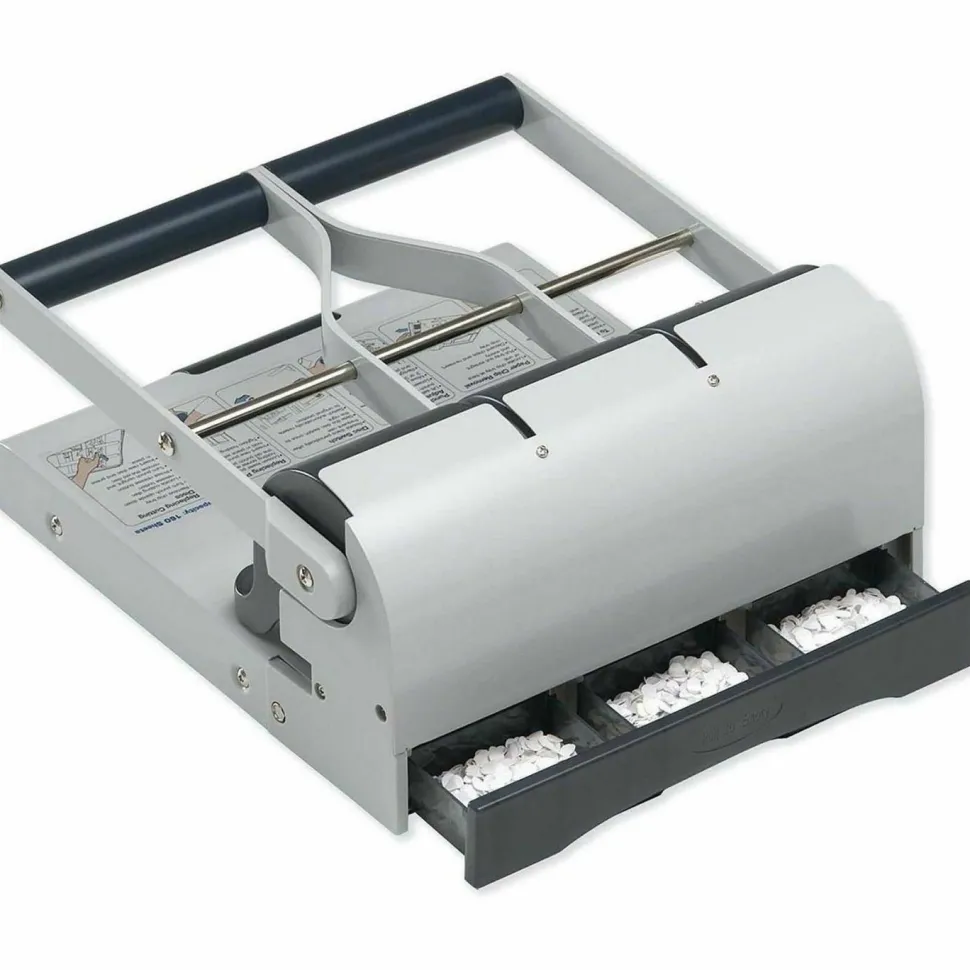 Swingline High-Capacity Adjustable Paper Punch, Light Gray