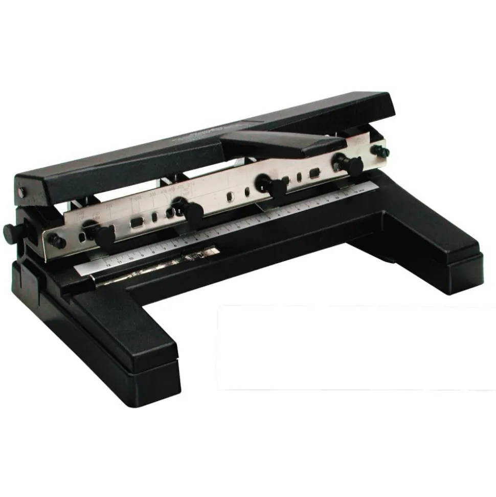 Swingline 2-4 Hole Heavy-Duty Paper Punch, Black