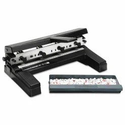 Swingline 2-4 Hole Heavy-Duty Paper Punch, Black