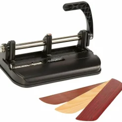 Swingline Lever-Handle Heavy-Duty Paper Punch, Black