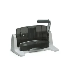 Swingline LightTouch Heavy-Duty Paper Punch, Charcoal/Gray