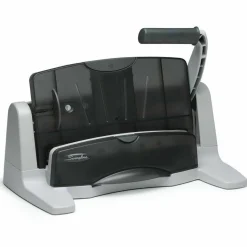 Swingline LightTouch Heavy-Duty Paper Punch, Charcoal/Gray