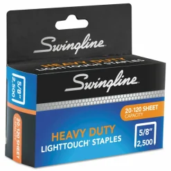 Swingline LightTouch Heavy-Duty Staples, 5/8