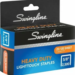 Swingline LightTouch Heavy-Duty Staples, 5/8