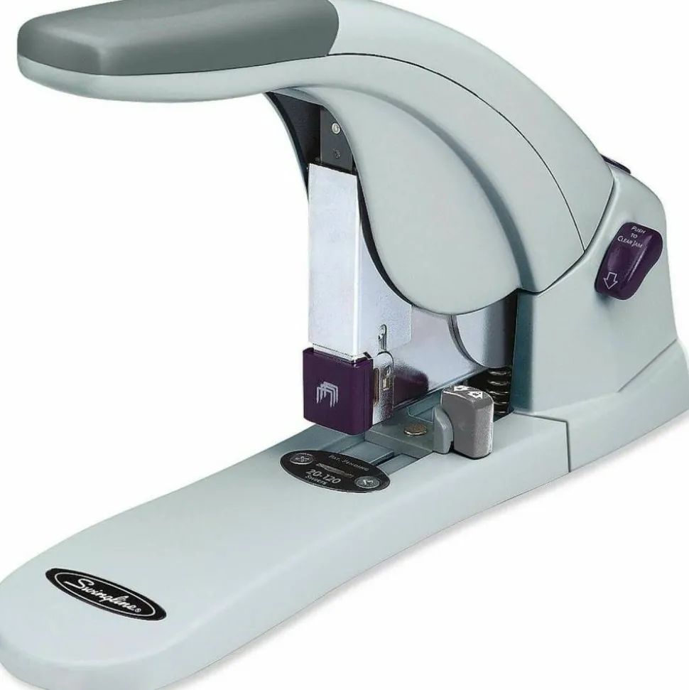 Swingline LightTouch Heavy-Duty Stapler, Silver