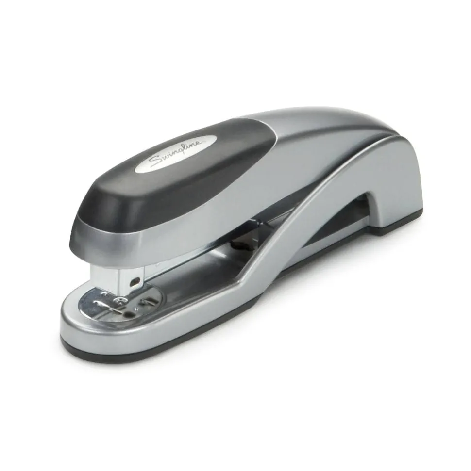 Swingline Optima Desktop Stapler, 25 Sheets Capacity, Silver