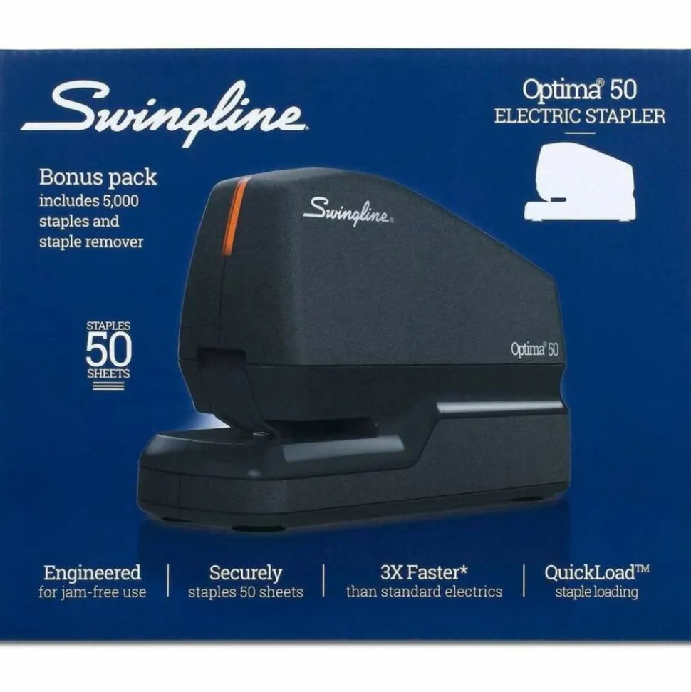 Swingline Optima 50 Electric Stapler Value Pack