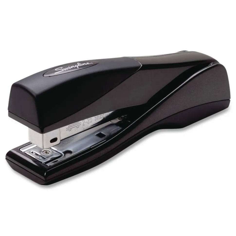 Swingline Optima Grip Compact Stapler, 25-Sheet Capacity, Graphite
