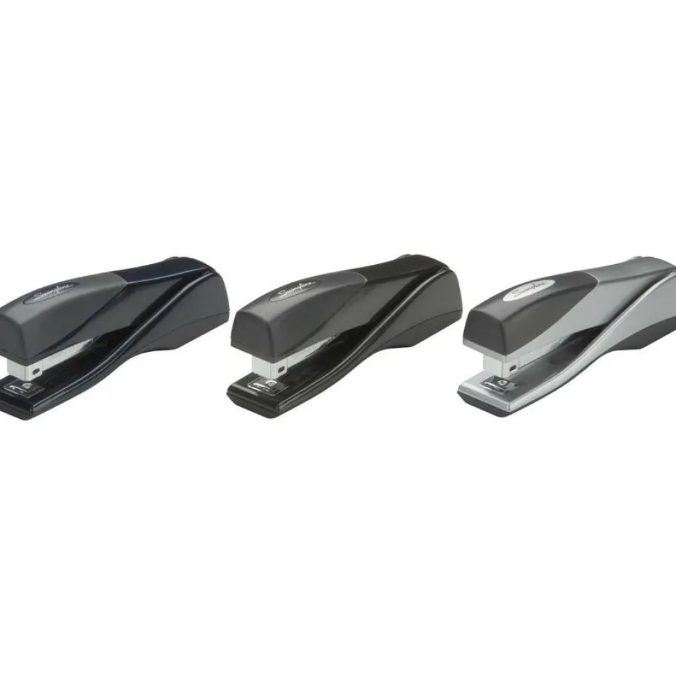 Swingline Optima Grip Compact Stapler, 25-Sheet Capacity, Graphite