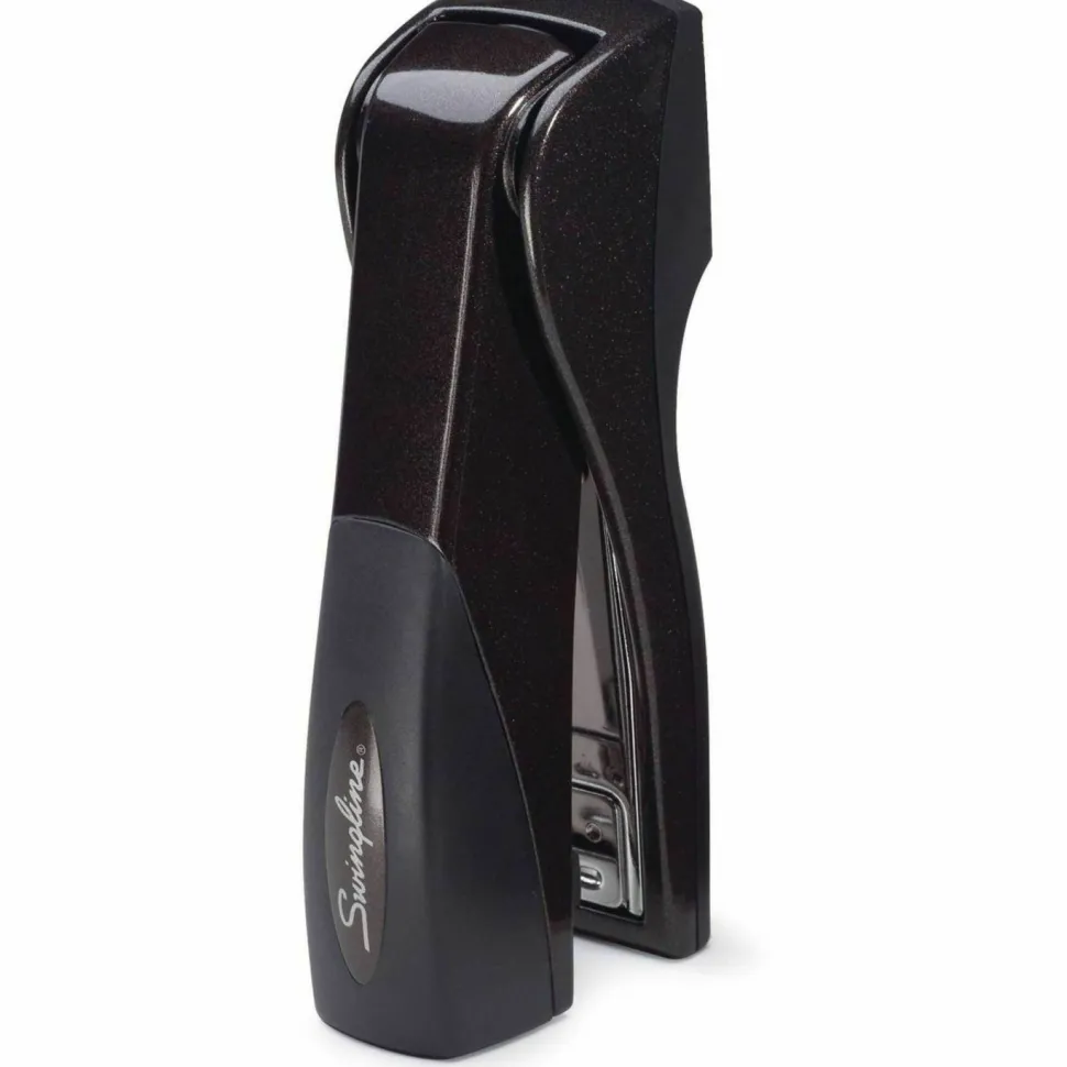 Swingline Optima Grip Compact Stapler, 25-Sheet Capacity, Graphite