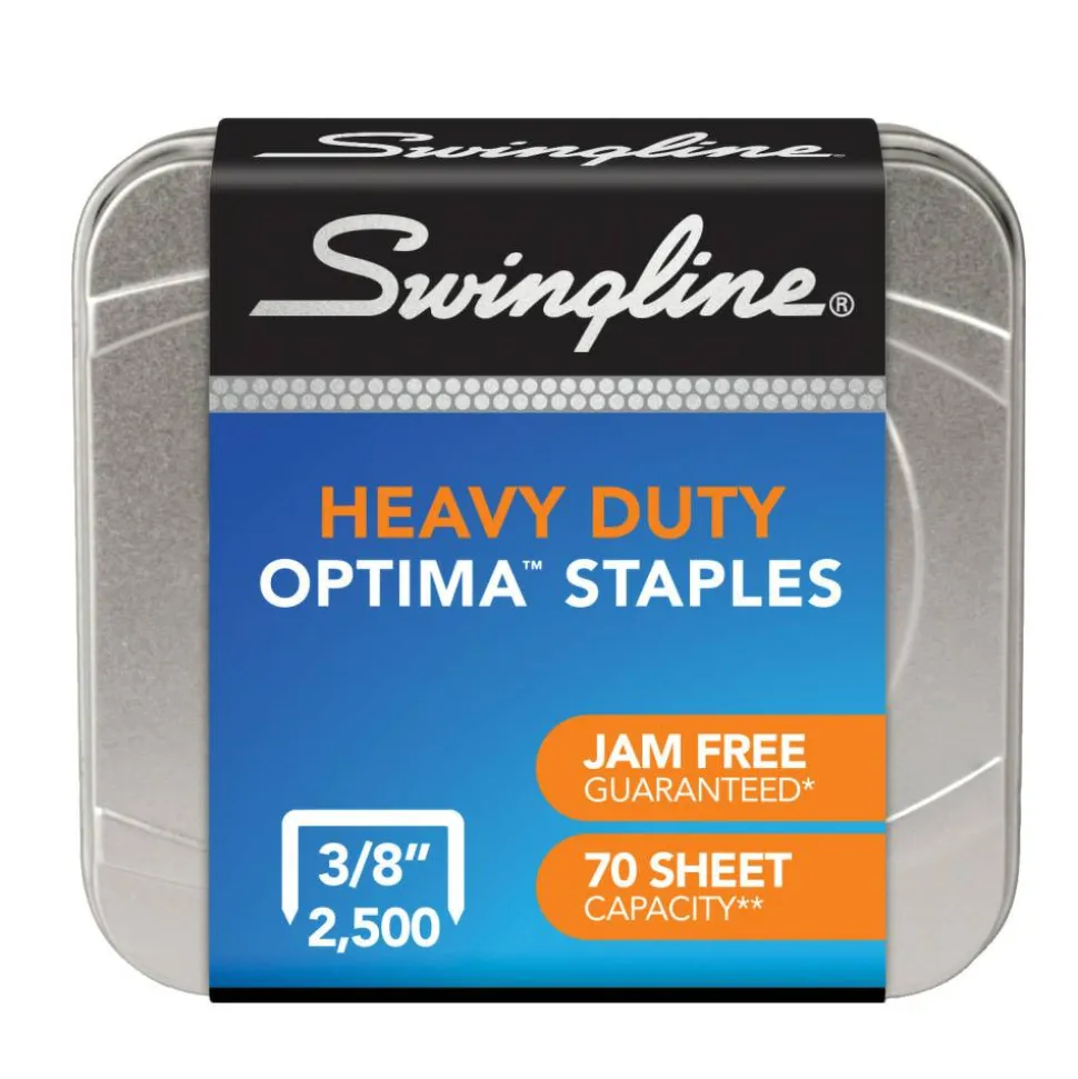 Swingline Optima High-Capacity Staples, Box Of 2,500