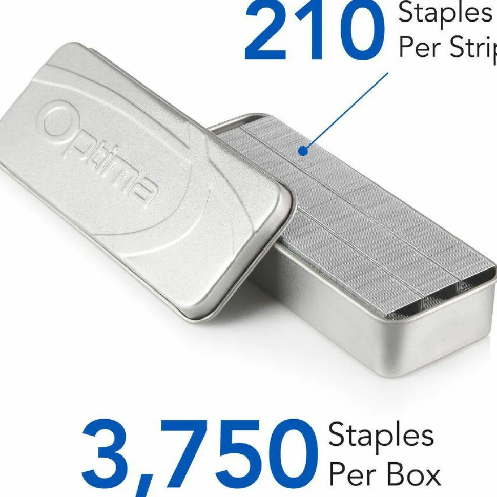 Swingline Optima Premium Staples, 1/4" Standard Strip, Box Of 3,750