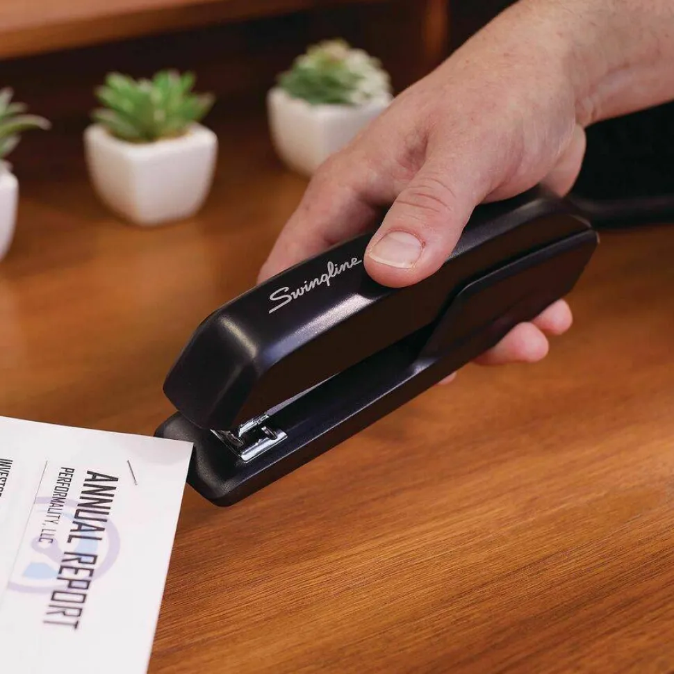 Swingline Standard Stapler Value Pack, 20 Sheets, Black, Premium Staples & Remover Included