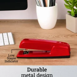 Swingline 747 Stapler, 25 Sheets Capacity, Rio Red