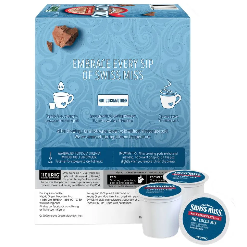 Swiss Miss Hot Cocoa Single-Serve K-Cup, Box Of 22