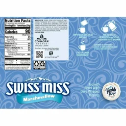 Swiss Miss Hot Cocoa, With Marshmallows, 0.73 Oz, Box Of 50 Packets