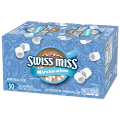 Swiss Miss Hot Cocoa, With Marshmallows, 0.73 Oz, Box Of 50 Packets