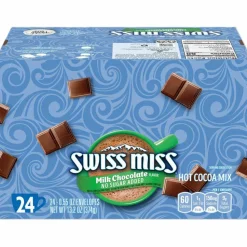 Swiss Miss Milk Chocolate No Sugar Added Cocoa Mix Packets