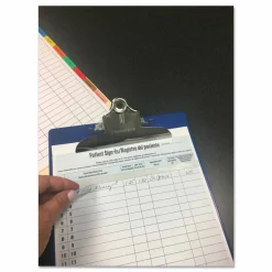 Tabbies Patient Sign-In Label Forms, 8-1/2" x 11", Blue, Pack of 125