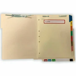 Tabbies 8 Side-Tab Medical Chart Index Set, 9" x 11", Box Of 40